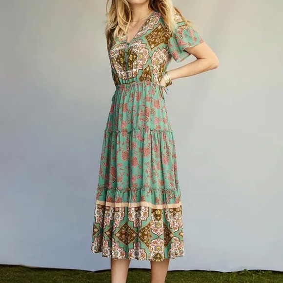 Matilda Jane Dresses & Skirts - MATILDA JANE Dream Chasers Down To Earth Dress Size Medium, GUC.